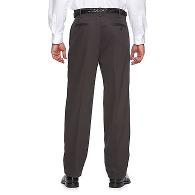 Men's Croft & Barrow® Classic-Fit No-Iron Performance Khaki Pleated Casual Cuffed Pants