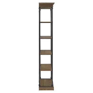 HomeVance Sonya Metal Frame Bookshelf