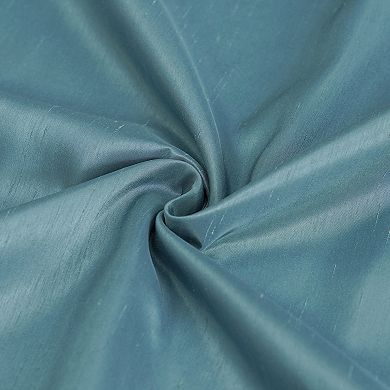 EFF 1-Panel Vintage Textured Faux-Dupioni Silk Window Curtain