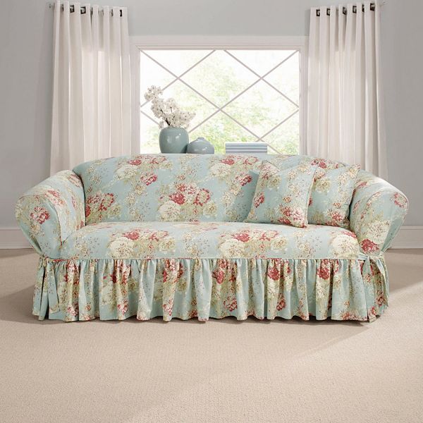 Sure Fit Waverly Ballad Bouquet Sofa Slipcover