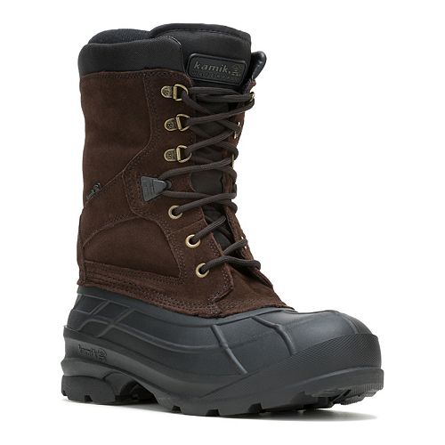 kamik men's shield waterproof insulated winter hunting boots