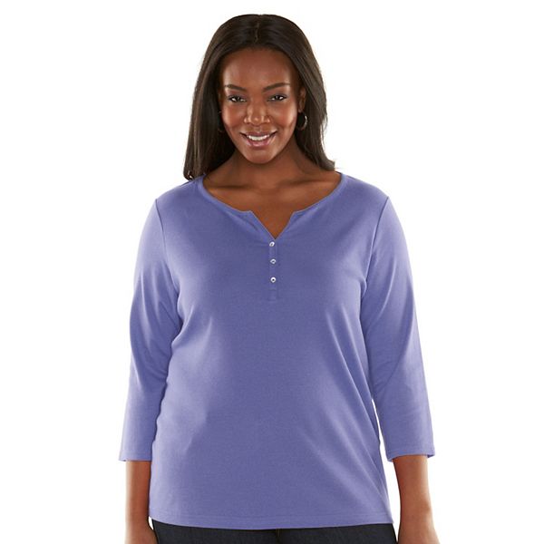 Plus Size Croft & Barrow® Essential Henley