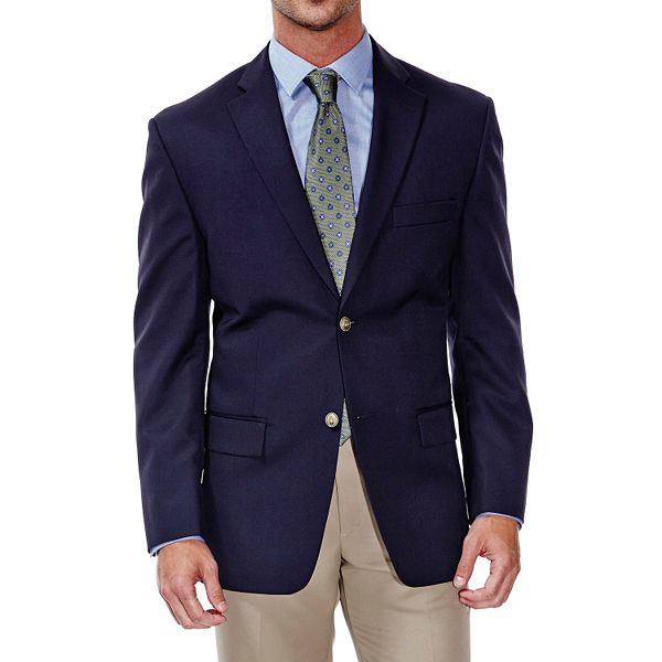 Men S Haggar Classic Fit Solid Sport Coat