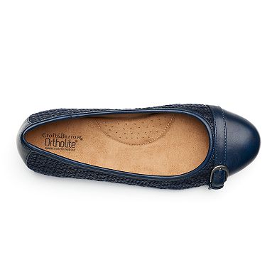 Croft & Barrow® Women's Ortholite Quilted Ballet Flats