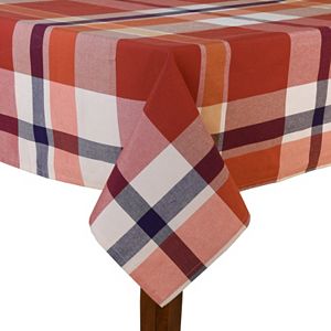 Fiesta Soiree Red Plaid Tablecloth