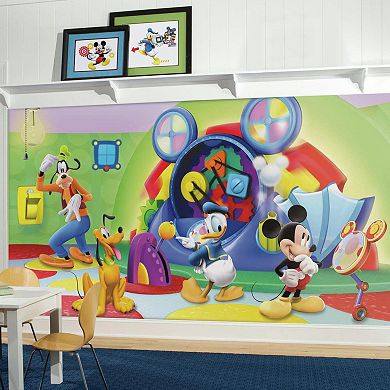 Disney's Mickey Mouse & Friends Clubhouse Capers Removable Wallpaper Mural