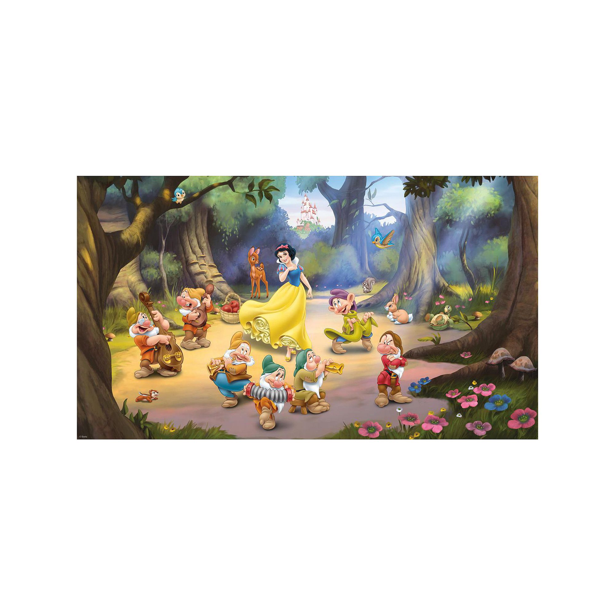 Disneys Snow White and the Seven Dwarfs Removable Wallpaper Mural, Multi