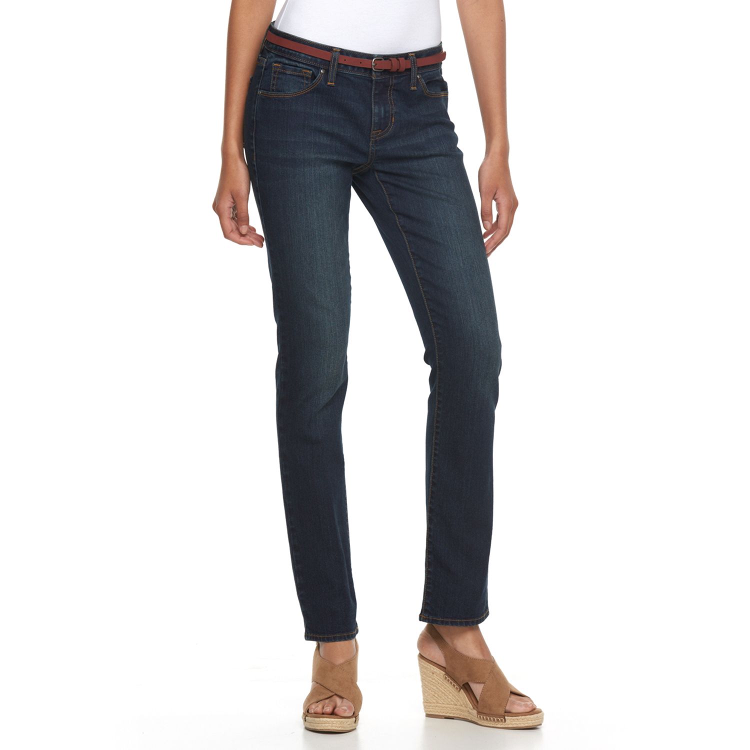 apt 9 straight leg jeans womens