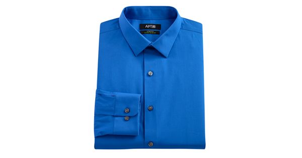 Men's Apt. 9® Extra-Slim Solid Stretch Dress Shirt