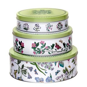 Portmeirion Botanic Garden 3-pc. Nesting Cake Tin Set