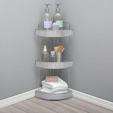 Bath Bliss 3 Tier Corner Rack