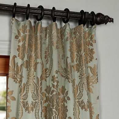 EFF 1-Panel Magdelena Faux Silk Jacquard Window Curtain