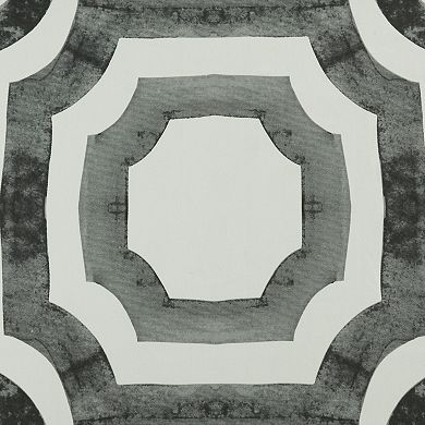 EFF Geometric Print Cotton Room Darkening Curtain Panel