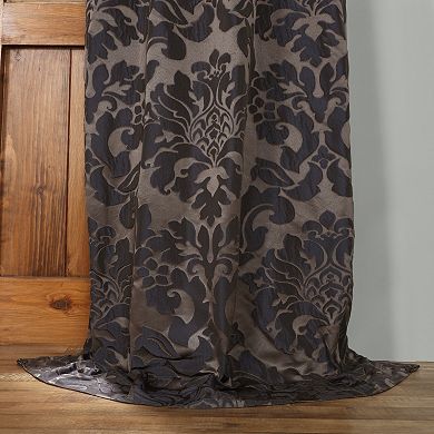 EFF 1-Panel Astoria Faux Silk Jacquard Window Curtain