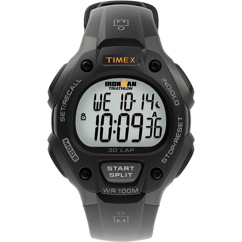 Timex® Men's Ironman Triathlon Digital Chronograph Watch - T5E9019J, White