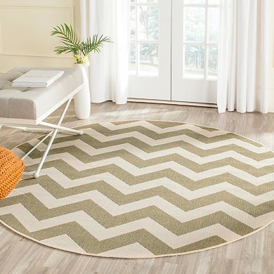 Safavieh Courtyard Zigzag Chevron Indoor Outdoor Rug