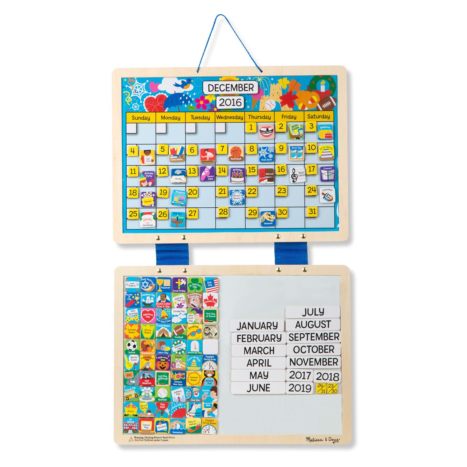 melissa and doug monthly magnetic calendar