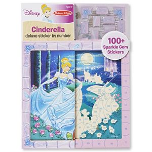 Disney Princess Cinderella Deluxe Sticker by Number by Melissa & Doug