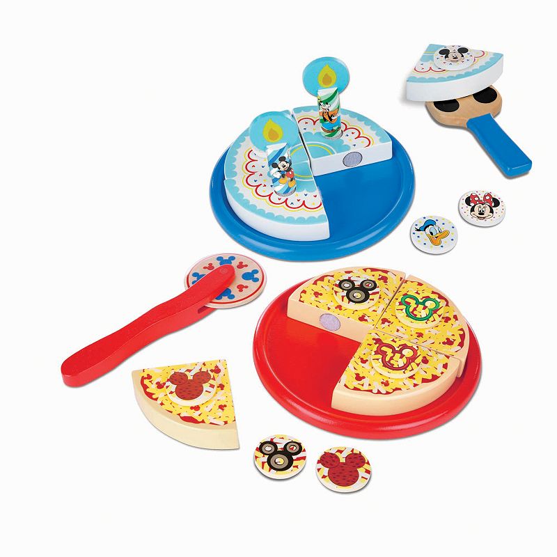 70124300 Disneys Mickey Mouse Wooden Pizza & Birthday Cake  sku 70124300