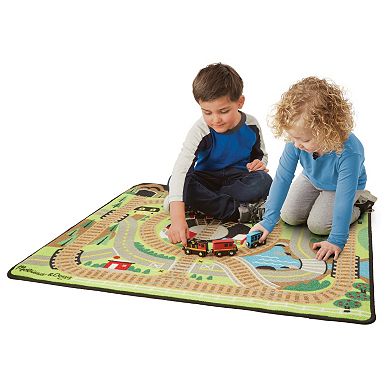 Melissa & Doug Round the Rails Train Rug