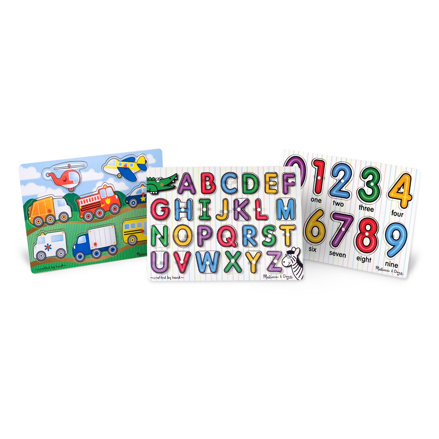 melissa and doug wooden alphabet puzzle