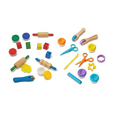 Melissa & Doug Shape, Model, Mold, Cut, Sculpt & Stamp Clay Activity Set