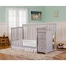 Dream On Me Brody 5-in-1 Convertible Crib with Changer