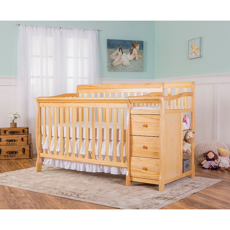 Dream On Me 5 in 1 Brody Convertible Crib with Changer, Natural