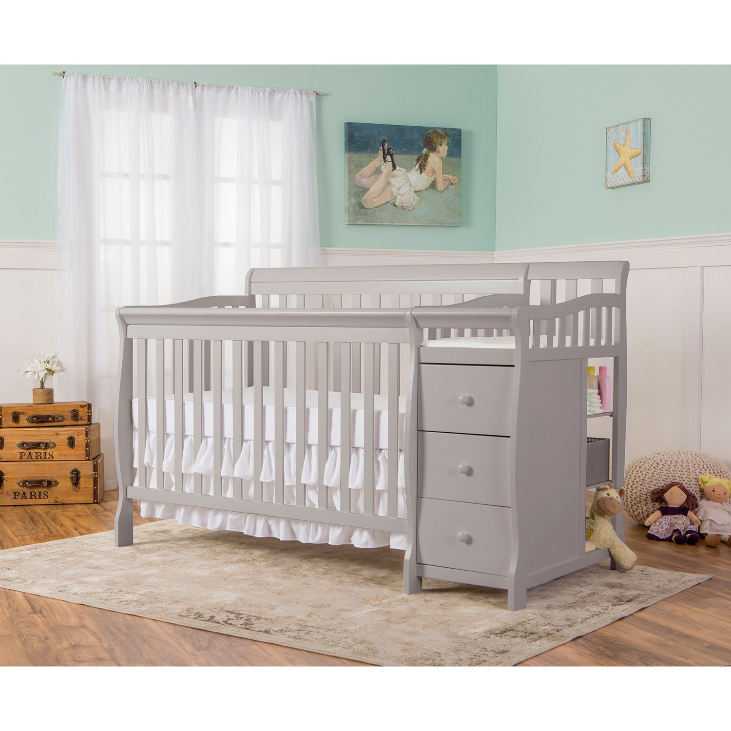 dream on me niko 5 in 1 convertible crib with changer instructions