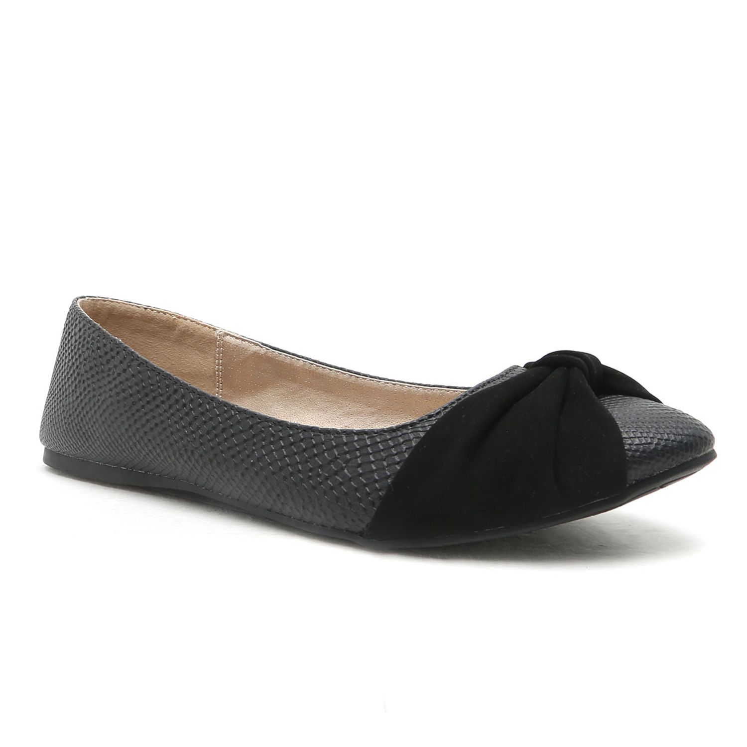 qupid black flats