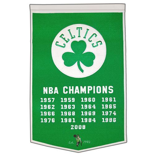 Boston Celtics Dynasty Banner