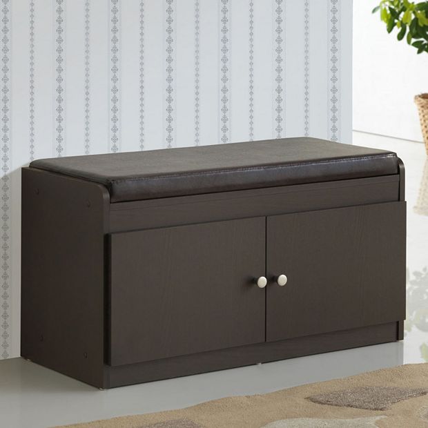 Baxton Studio Margaret Shoe Cabinet Bench