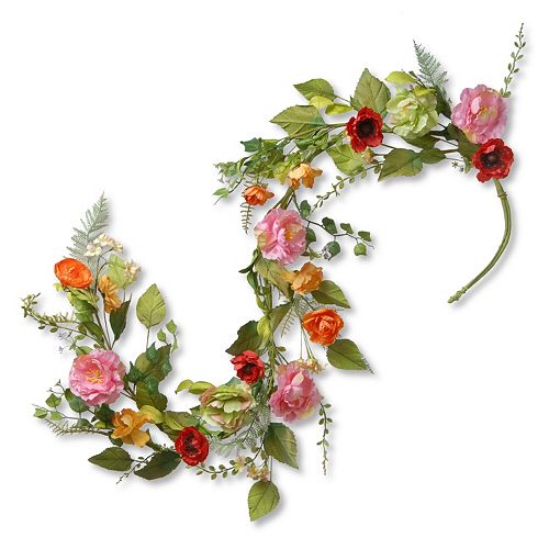 National Tree Company 5 Ft. Artificial Spring Floral Garland