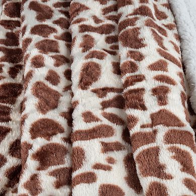 Fleece Sherpa Blanket Throw