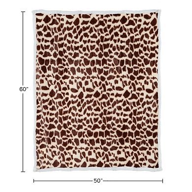 Fleece Sherpa Blanket Throw