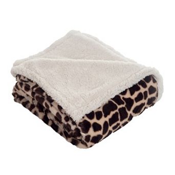 Fleece Sherpa Blanket Throw