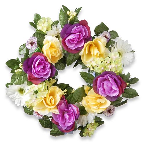 National Tree Company 18″ Artificial Floral Wreath