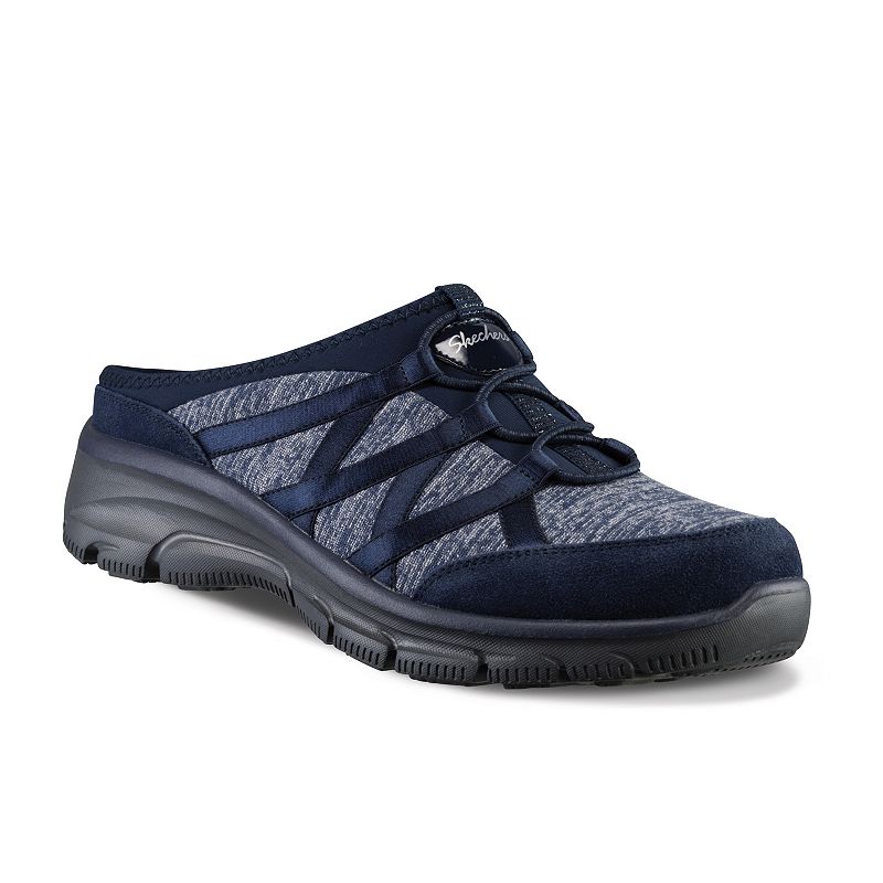 skechers women's easy going open back knit comfort clog
