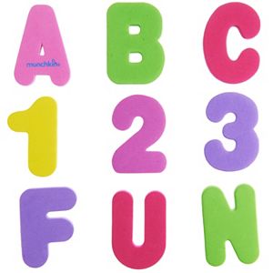 Munchkins Bath Letters & Numbers Set