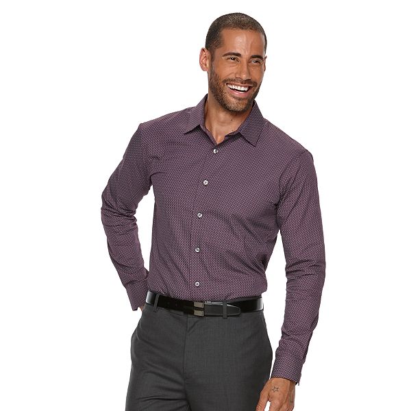 Men's Apt. 9® Modern-Fit Patterned Button-Down Shirt