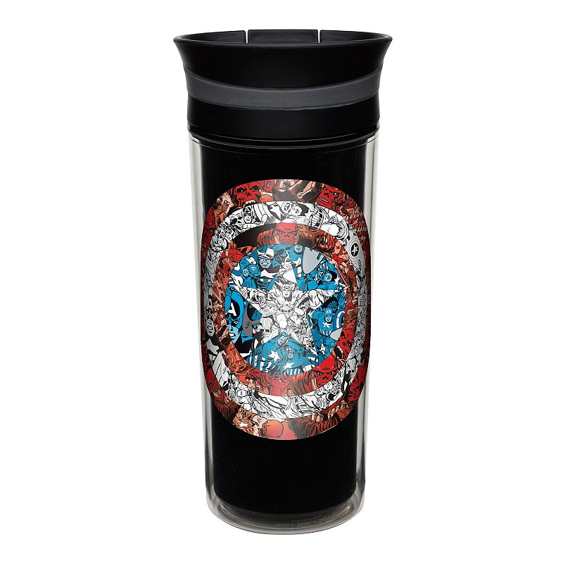 UPC 707226810498 product image for Marvel Captain America 16-oz. Tumbler by Zak Designs, Multicolor | upcitemdb.com