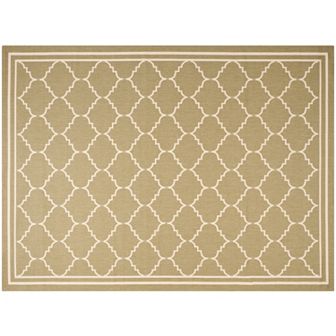 Safavieh Courtyard Jagged Edge Framed Trellis Indoor Outdoor Rug