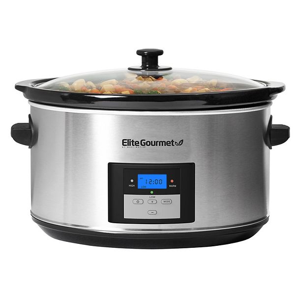 Elite Platinum Maxi-Matic 8.5-qt. Programmable Slow Cooker