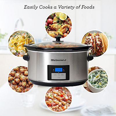 Elite by maxi matic slow cooker sale