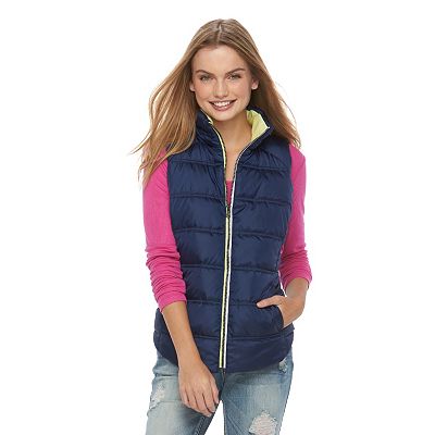 Kohls so puffer vest best sale