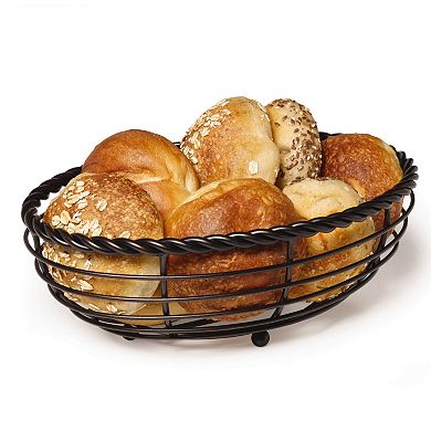 Mikasa Gourmet Basics Rope Oval Bread Basket