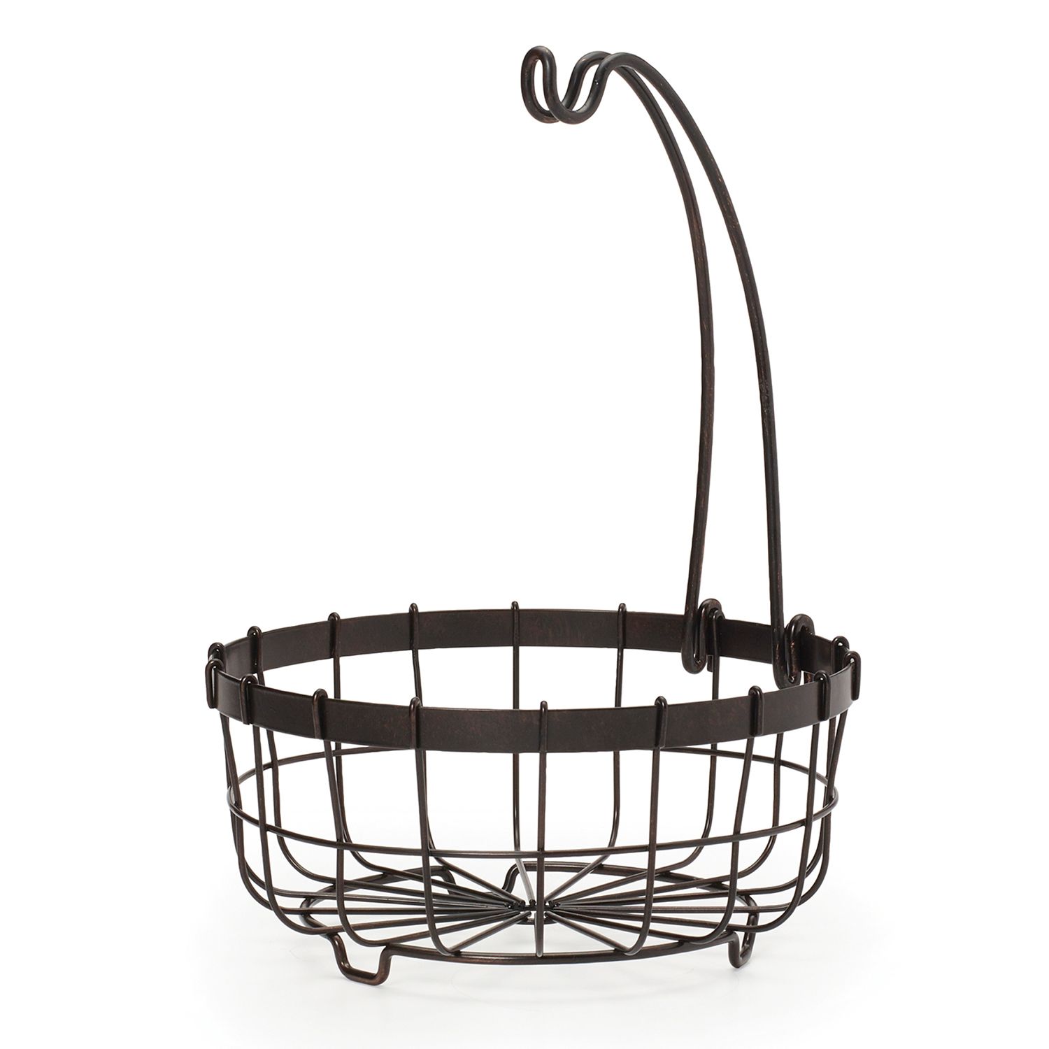 Gourmet Basics by Mikasa General Store 2-Tier Hanging Basket - Black