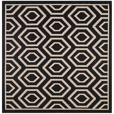 Safavieh Courtyard Tribal Geometric Indoor Outdoor Rug
