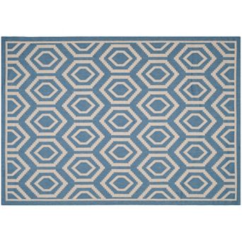Safavieh Courtyard Tribal Geometric Indoor Outdoor Rug