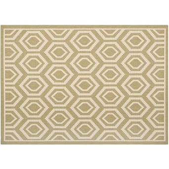 Safavieh Courtyard Tribal Geometric Indoor Outdoor Rug